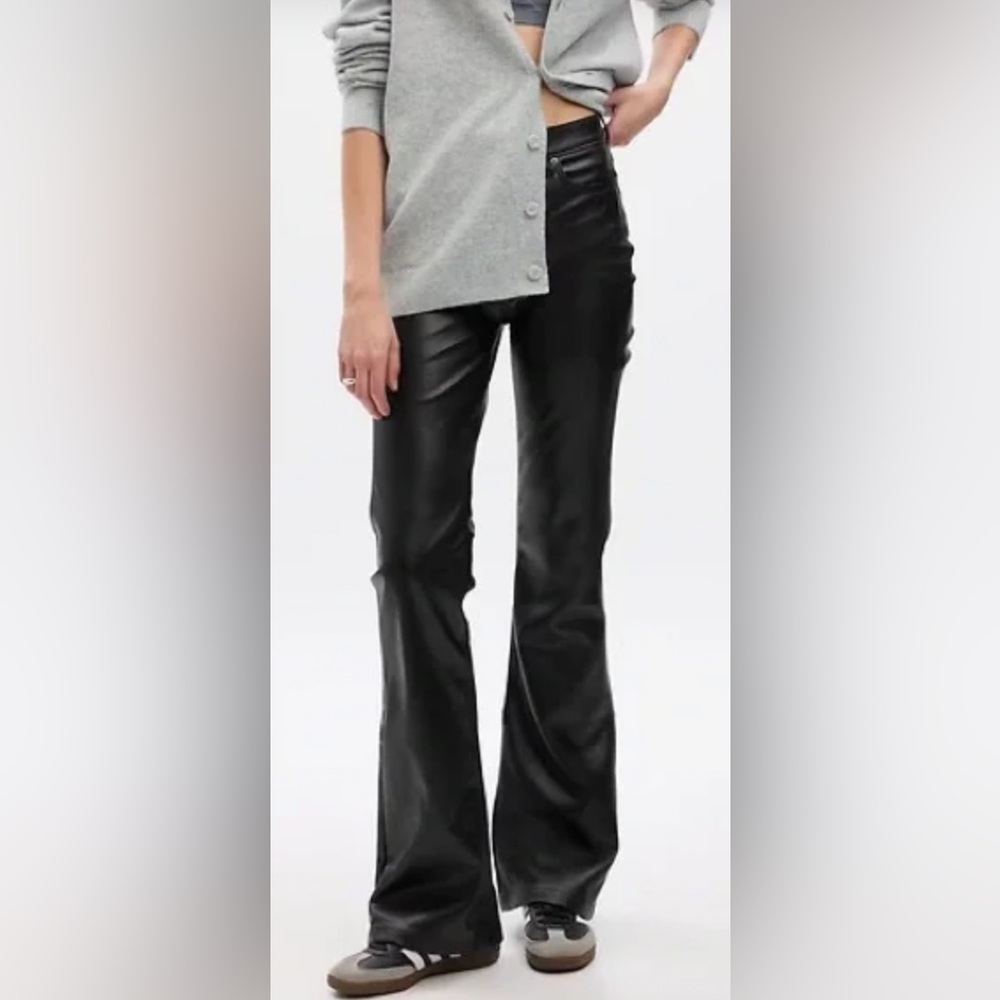 GAP Black High Rise Flare Pants